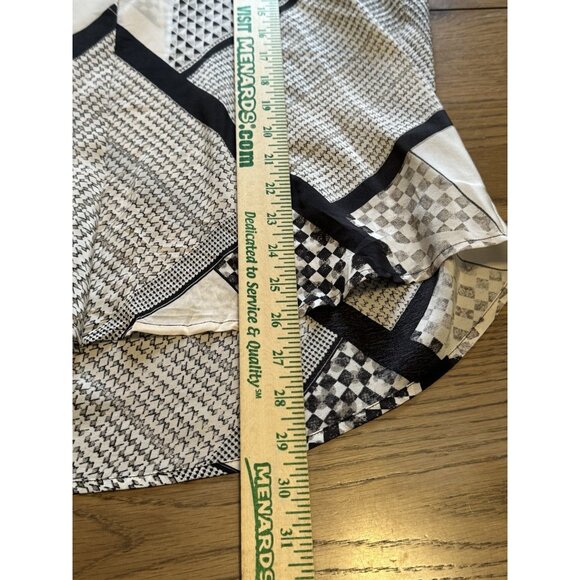 Twelfth Street By Cynthia Vincent Silk Blouse Women Large Babydoll Modern Career - Picture 3 of 15